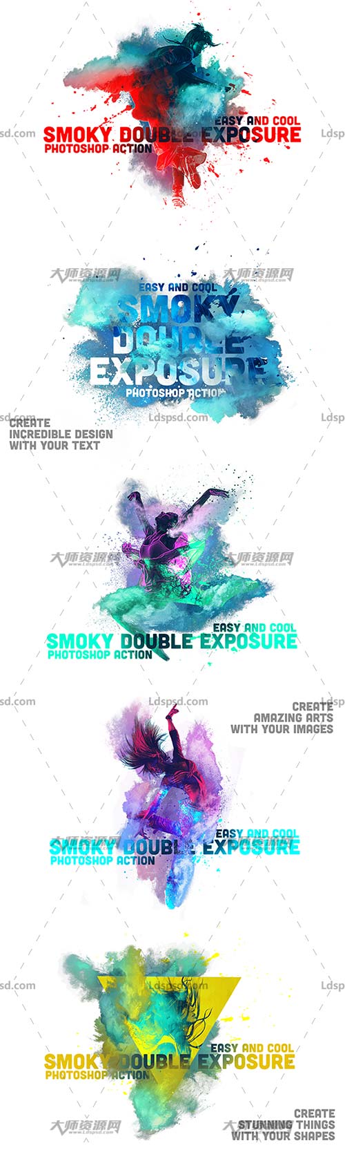 Smoky Double Exposure,极品PS动作－差值曝光